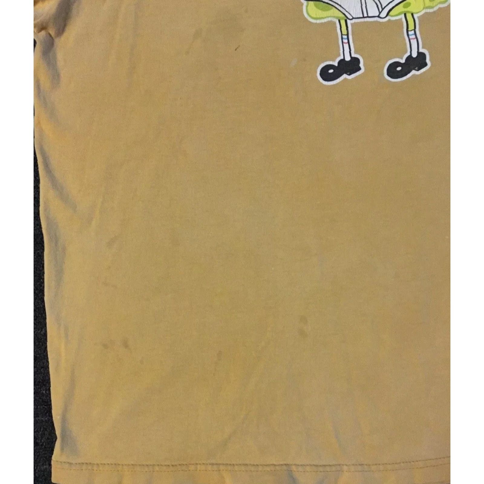 Nickelodeon VINTAGE SpongeBob Shirt XL Yellow 90s Distressed Promo Graphic Tee Mens Cartoon Nickelodeon Grunge Patrick Rugrats Hey Arnold Rockos Modern Life Size US XL / EU 56 / 4 - 5 Thumbnail