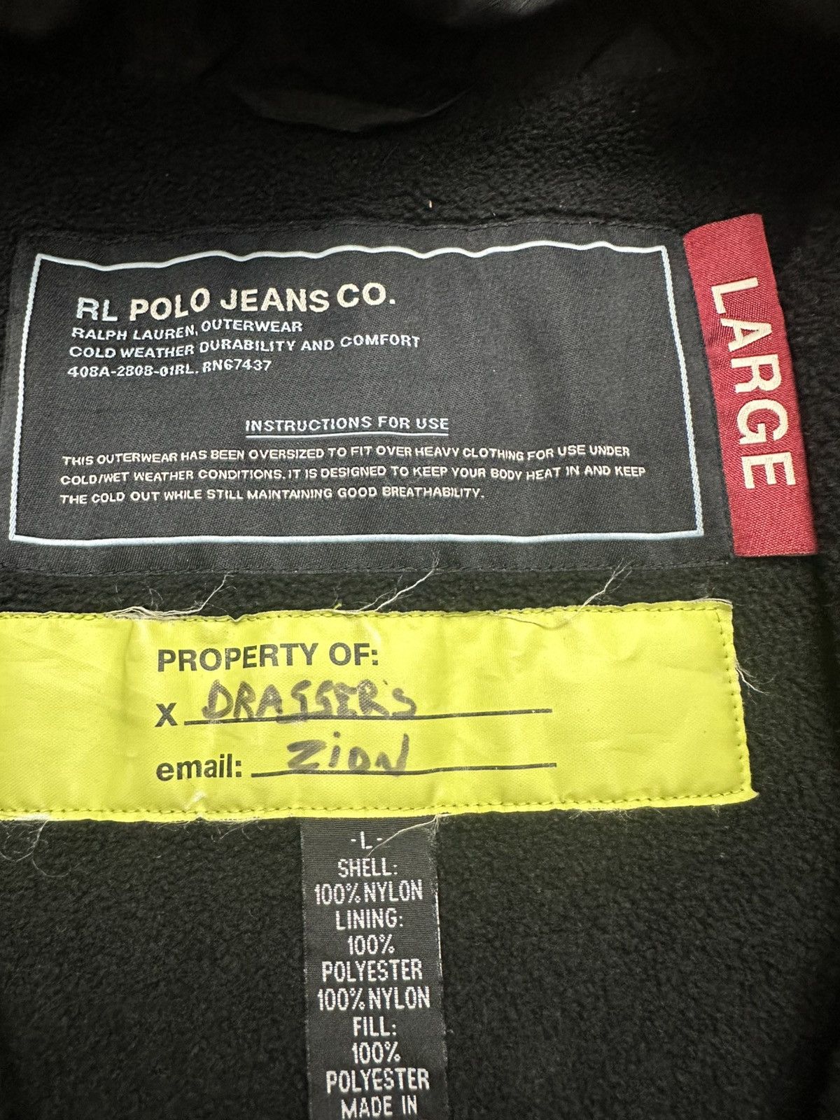 Ralph Lauren vintage Polo Jeans Co. by Ralph Lauren RL-67 Size US L / EU 52-54 / 3 - 9 Thumbnail