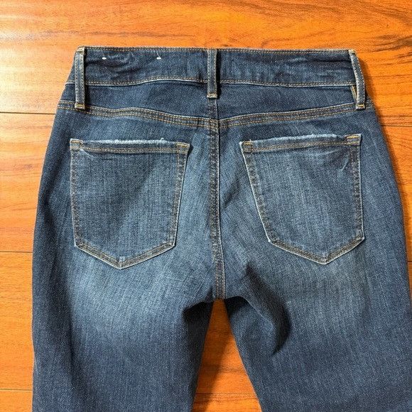 Loft NWT LOFT Skinny Crop Dark Blue Skinny Jeans Sz 25/0 Size 25" / US 0 / IT 36 - 6 Thumbnail