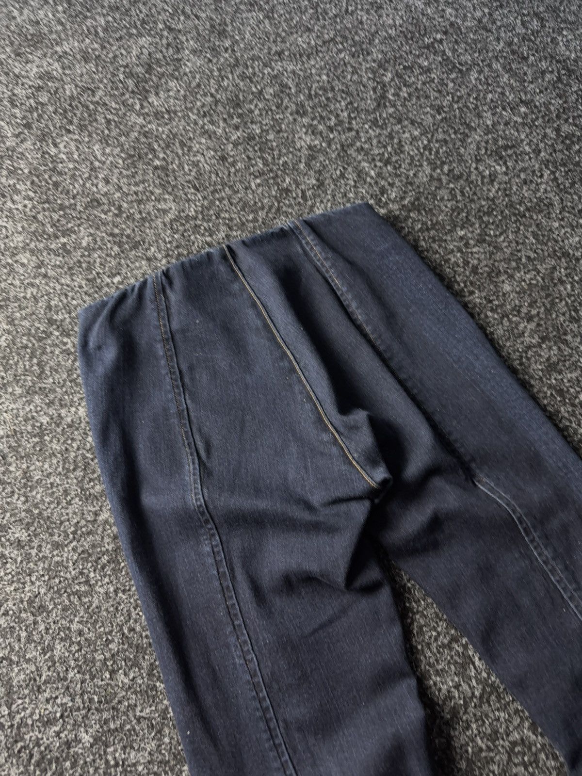 Polo Ralph Lauren × Vintage Ralph Lauren Moto Panel Leggings Jeans Stretch Zip Hem Size 27" / US 4 / IT 40 - 13 Thumbnail