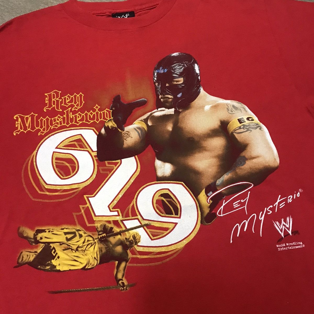 Vintage × WWE × WWF VINTAGE REY MYSTERIO WWE RARE TEE Size US M / EU 48-50 / 2 - 2 Thumbnail