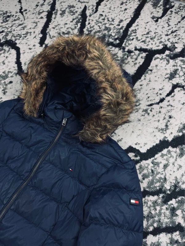 Tommy Hilfiger Tommy Hilfiger navy blue XS logo down jacket Size XS / US 0-2 / IT 36-38 - 3 Thumbnail