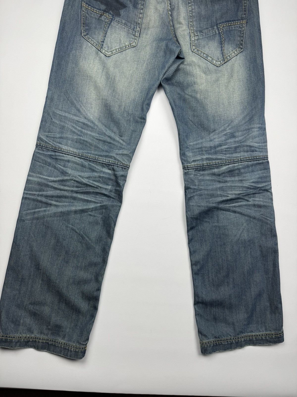 If Six Was Nine Vintage Junya Watanabe Style Distressed Jeans Size US 33 - 4 Thumbnail
