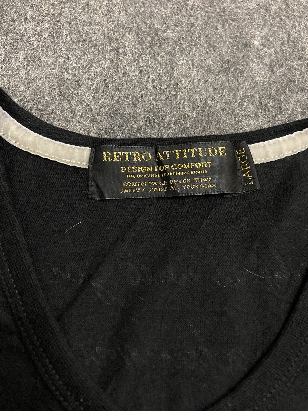 Vintage Y2K retro attitude v neck t-shirt Size US S / EU 44-46 / 1 - 6 Thumbnail