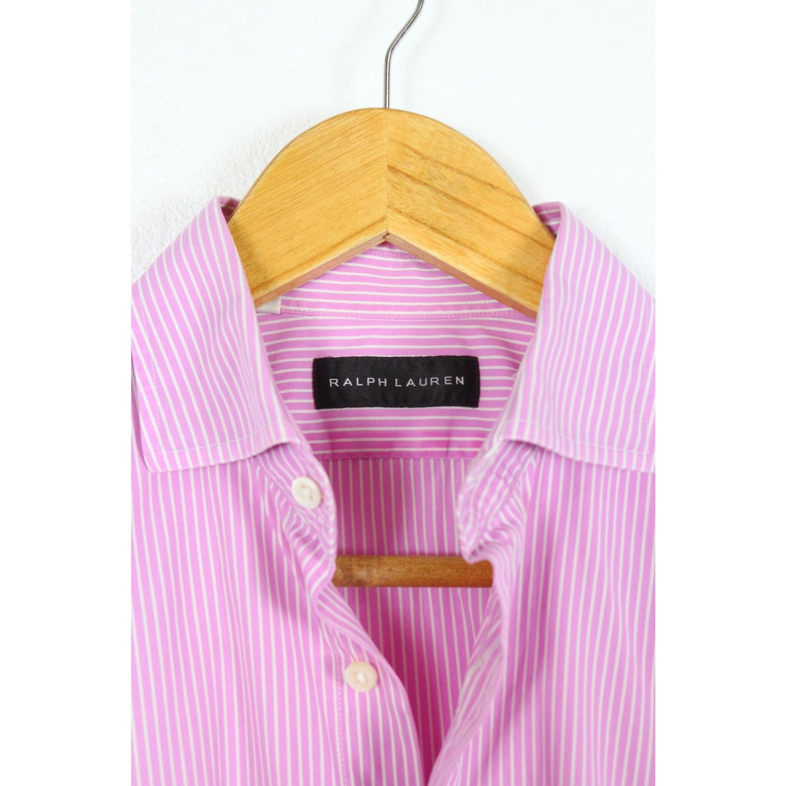 Ralph Lauren Black Label Ralph Lauren Black Label Pink Striped Shirt 14 1/2 Size US M / EU 48-50 / 2 - 3 Thumbnail
