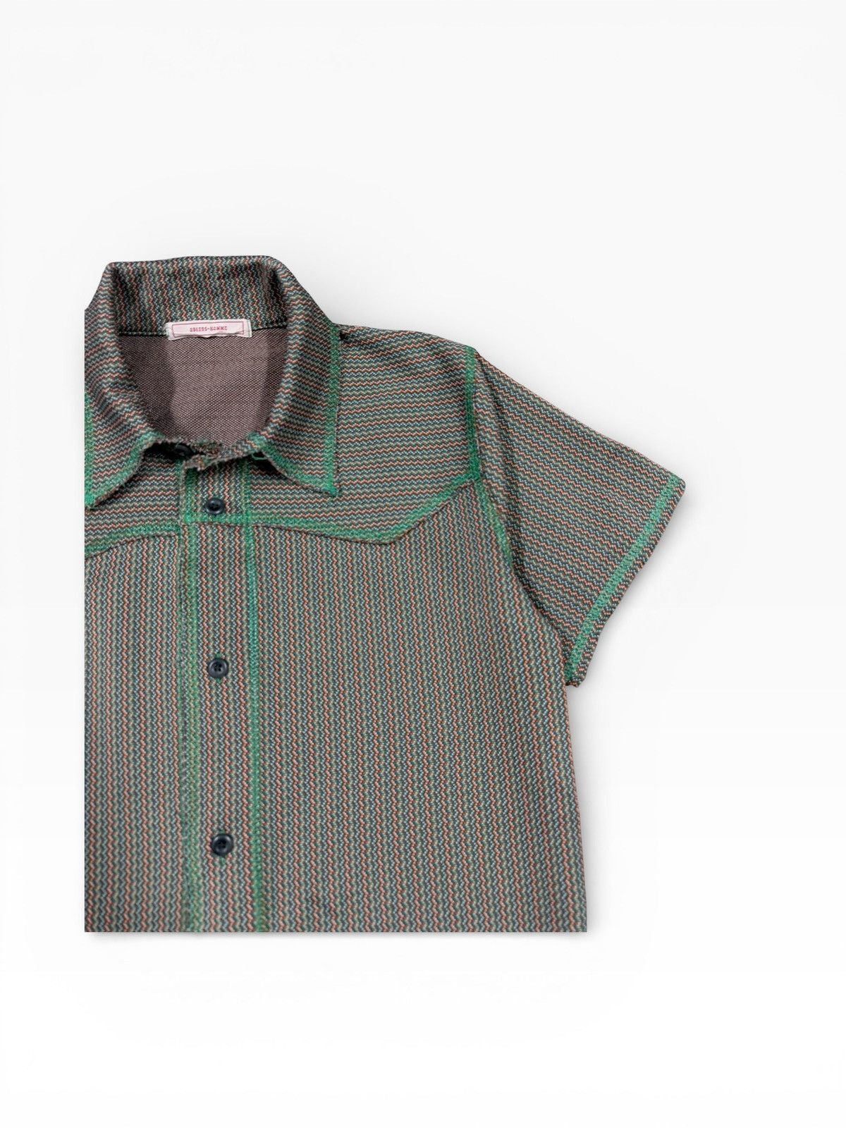 291295=Homme Vtg🔥Collar Sharp 291295=Homme IsleSashsiko Pyschedelic Style Size US M / EU 48-50 / 2 - 8 Thumbnail