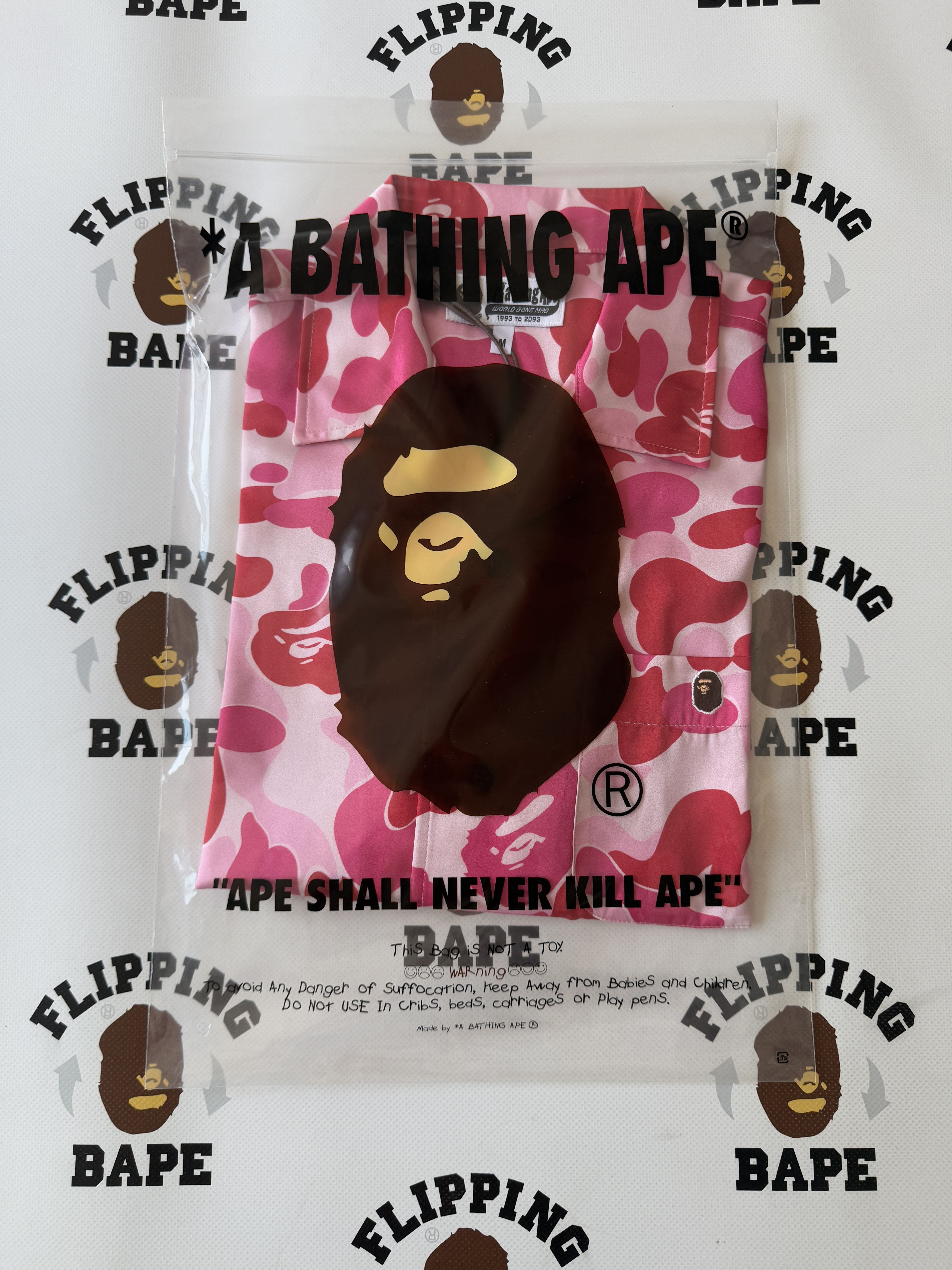 Bape BAPE ABC CAMO OPEN COLLAR SS SHIRTS (SS25) Size US M / EU 48-50 / 2 - 12 Thumbnail