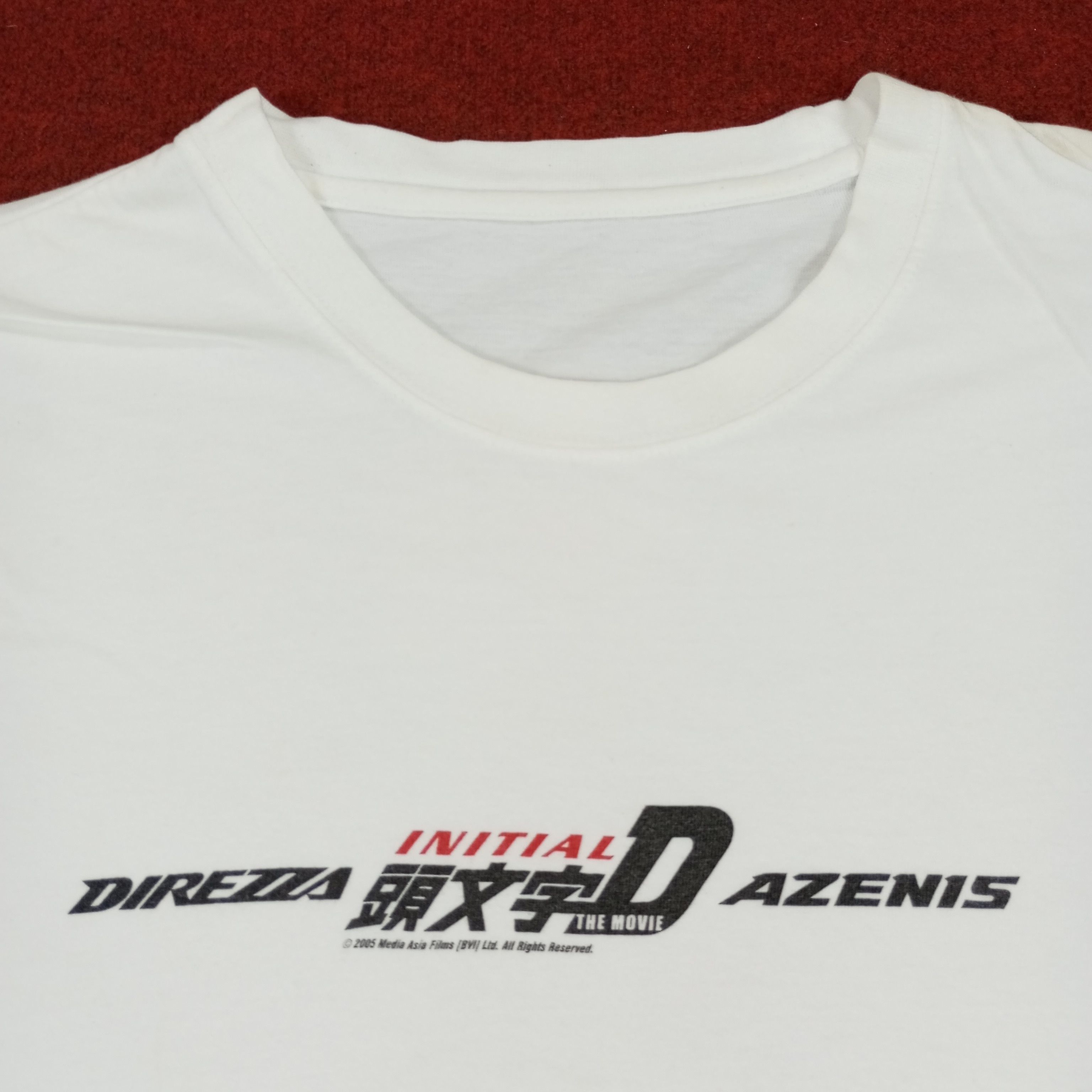 Anime × Vintage Initial D The Movie Racing Car Promo Style Tshirt Size US M / EU 48-50 / 2 - 2 Thumbnail