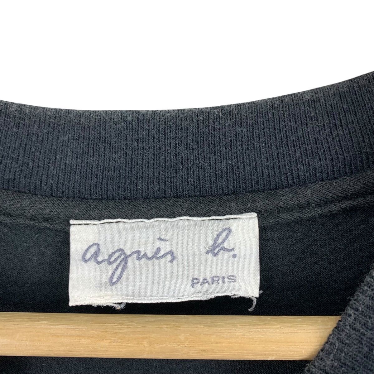 Designer × agnes b. Vintage AGNES B Paris B your self logo tee Size US M / EU 48-50 / 2 - 3 Thumbnail