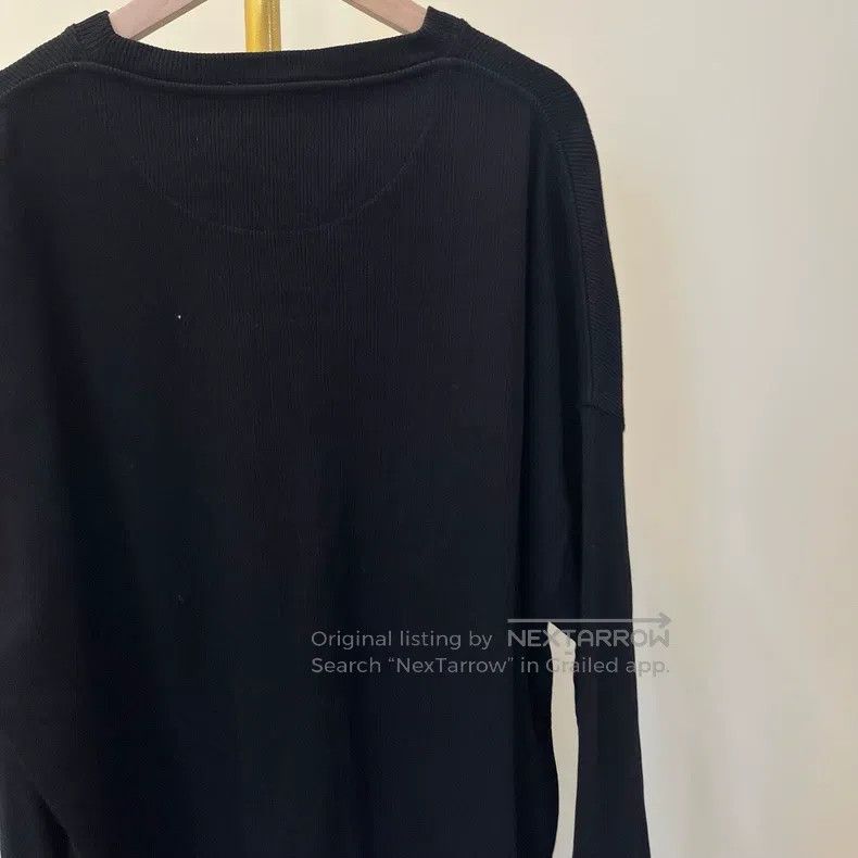 Loewe Loewe Black Embroidered Logo Round Neck Top Size M / US 6-8 / IT 42-44 - 4 Thumbnail