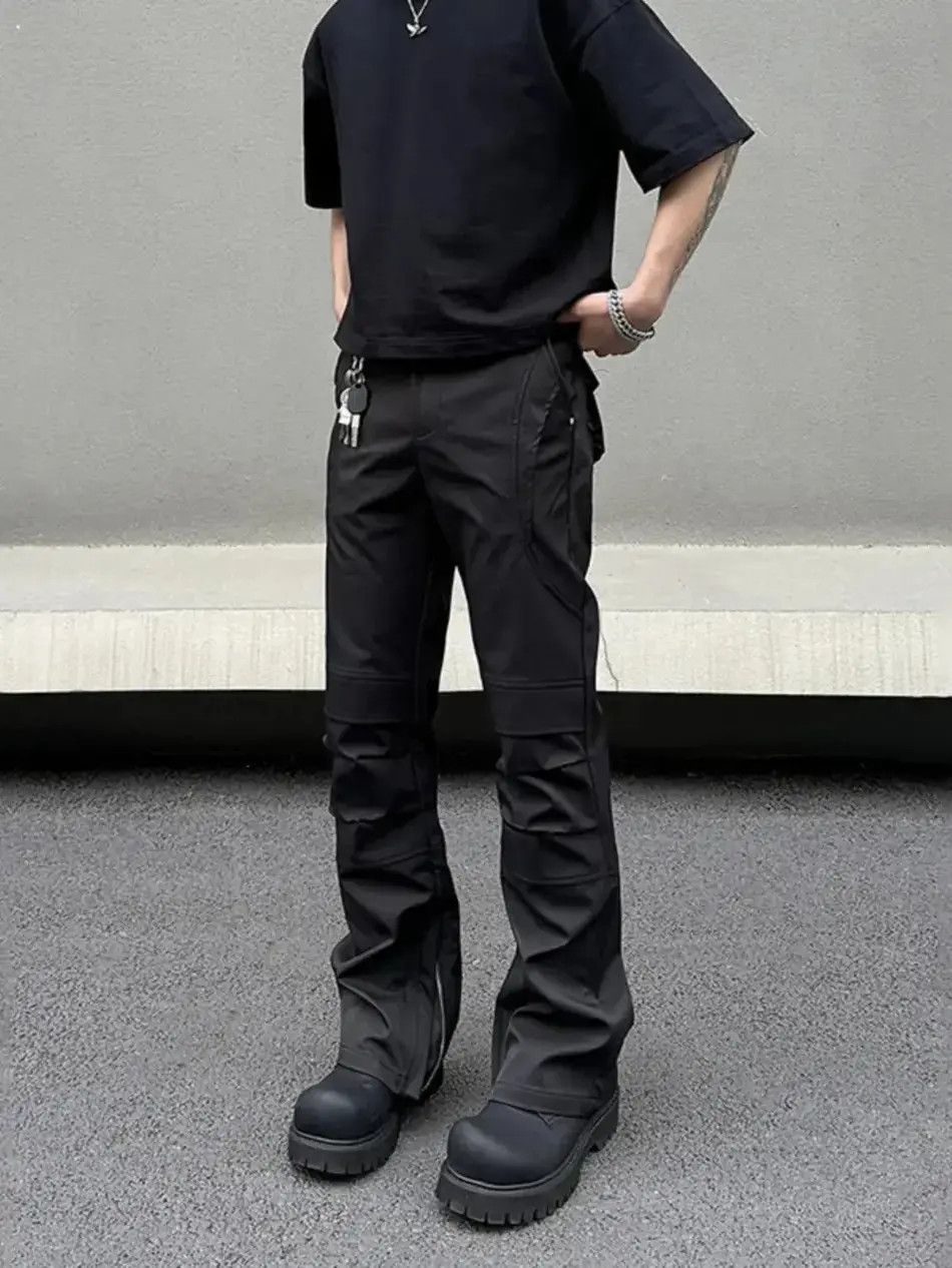Japanese Brand × Vintage Straight fit zippered casual pants Size US 30 / EU 46 - 2 Thumbnail