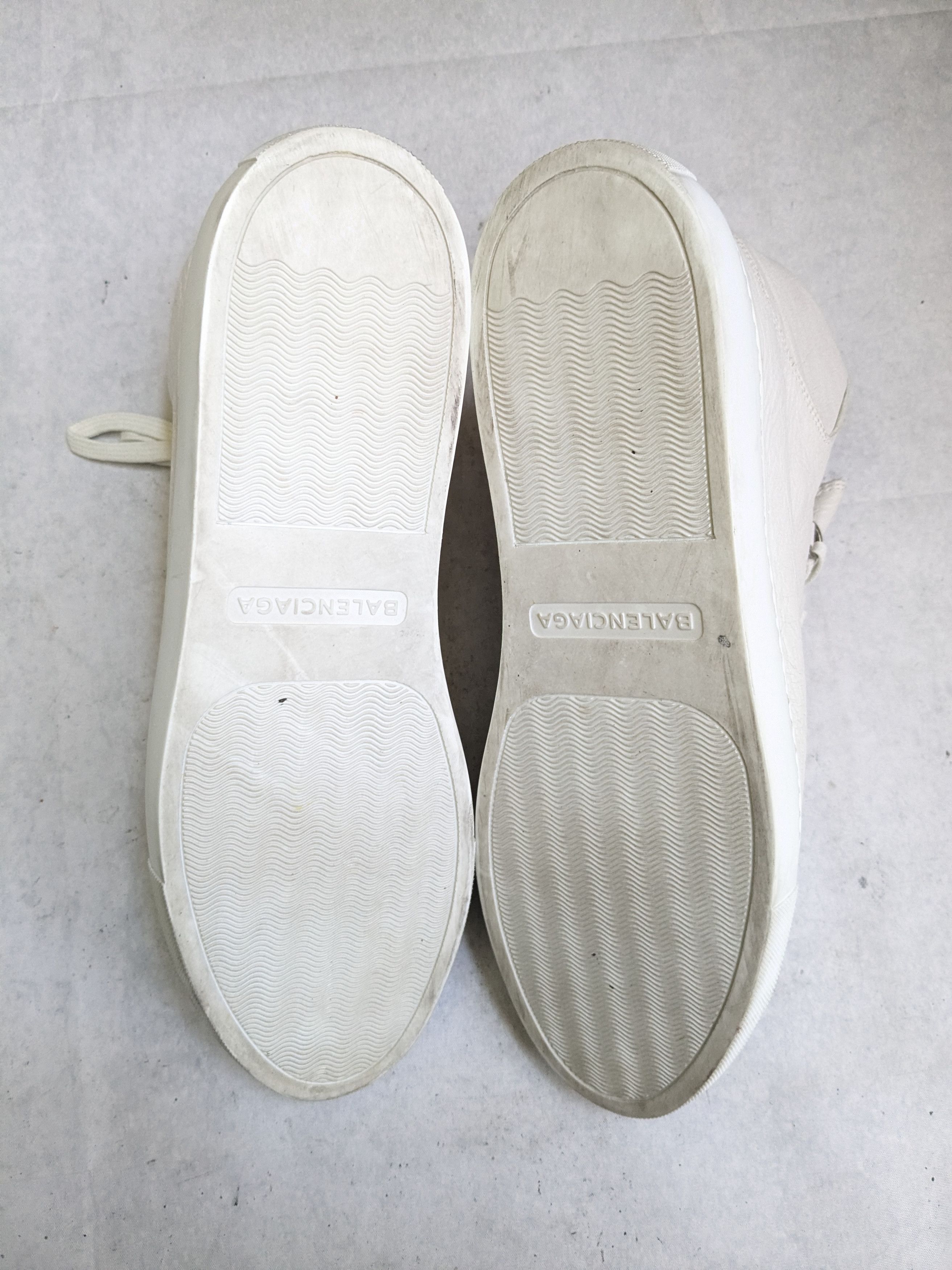 Balenciaga Balenciaga Arena Sneakers White High Tops Leather Size US 13 / EU 46 - 14 Thumbnail