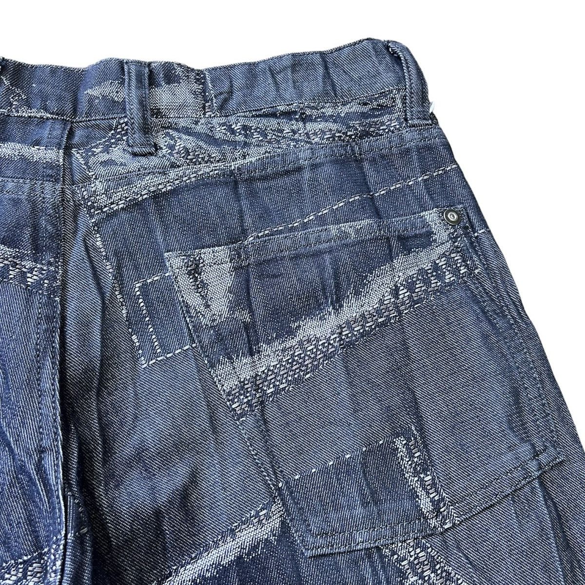 Issey Miyake × Vintage Vintage Issey Miyake Men Sashiko Denim Pants Size US 33 - 11 Thumbnail