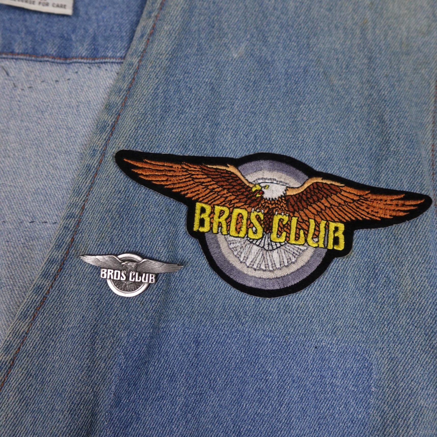 Propper VINTAGE Denim Vest Mens M Blue Biker Pins Patches Club 90s Motorcycle Denim Vest Mens Blue Size US M / EU 48-50 / 2 - 7 Thumbnail