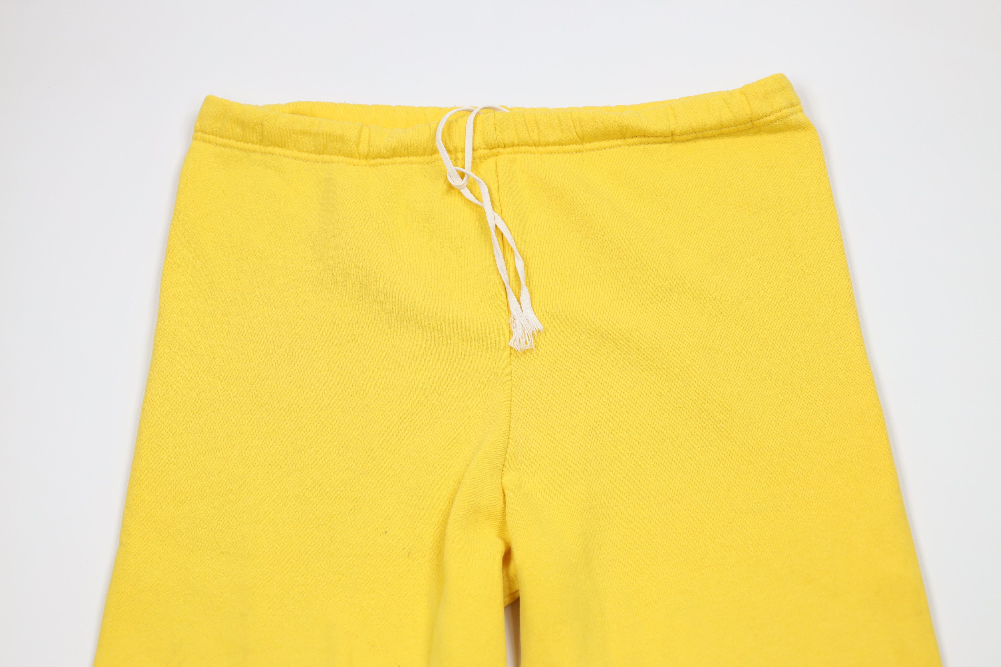 Russell Athletic Vintage 90s Russell Athletic Sweatpants Joggers Yellow USA Size US 36 / EU 52 - 2 Thumbnail