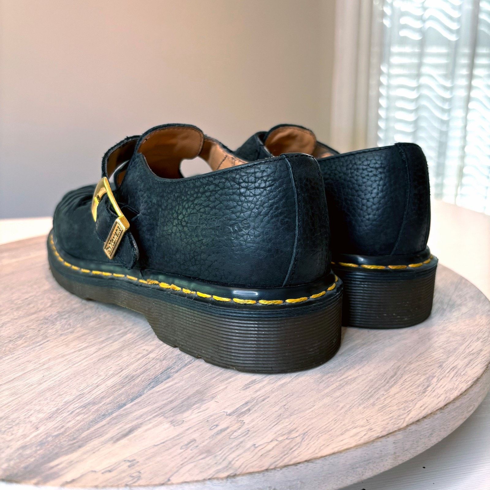 Dr. Martens Dr. Martens Mica Black Leather Sandals Men's Size 9 UK 7 Size US 9 / EU 42 - 6 Thumbnail