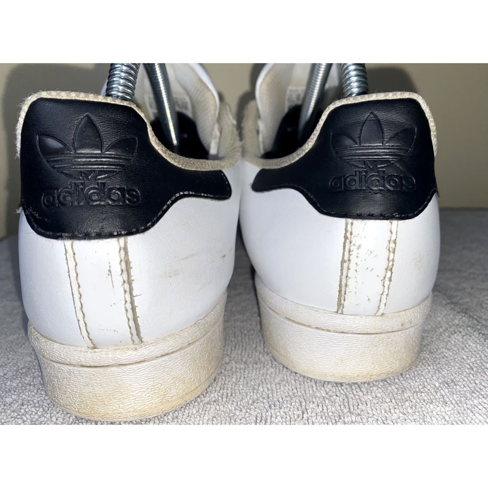 Adidas ADIDAS SUPERSTAR J White Multicolor Stripes FW5236 Men's Women 6.5 8 Shoes Sneaker Low Top Multicolor Striped Logo Casual Athletic Size US 7 / IT 37 - 5 Thumbnail