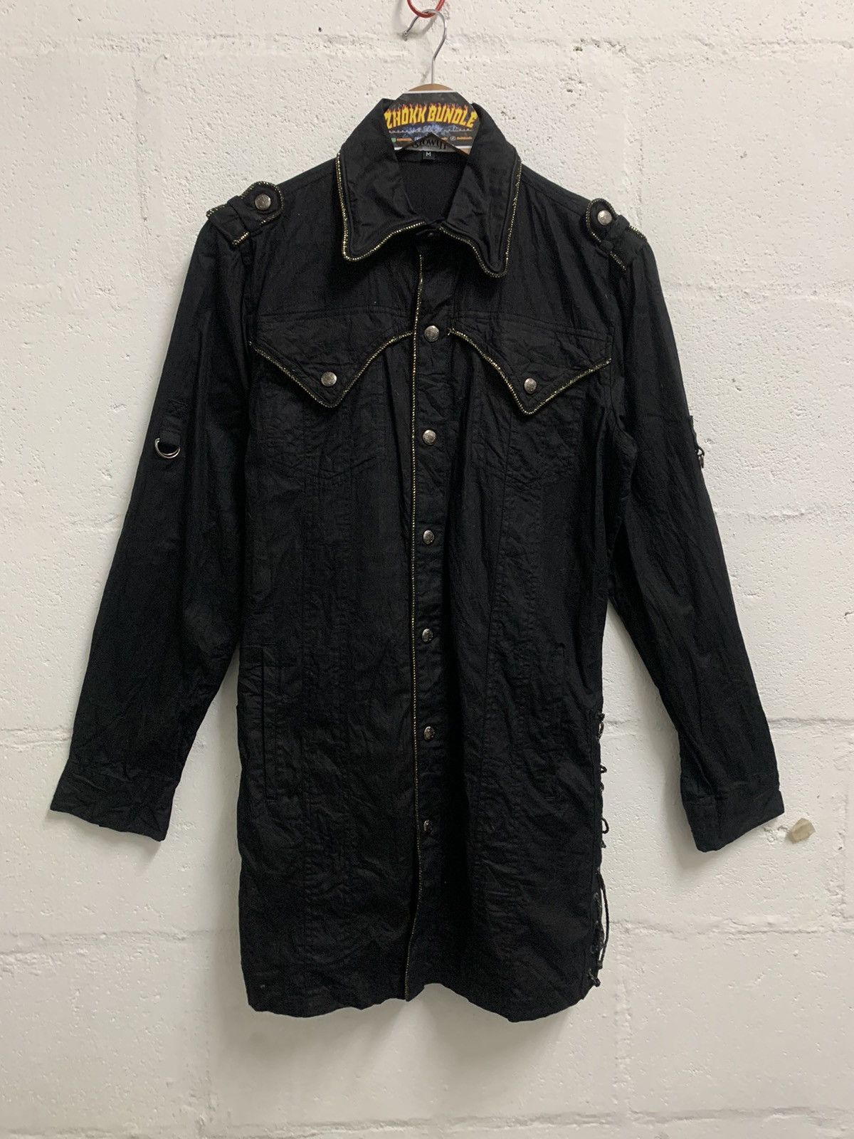 In The Attic × Japanese Brand Men Glam Rock Gothic Shirt Jacket Size US M / EU 48-50 / 2 - 1 Thumbnail