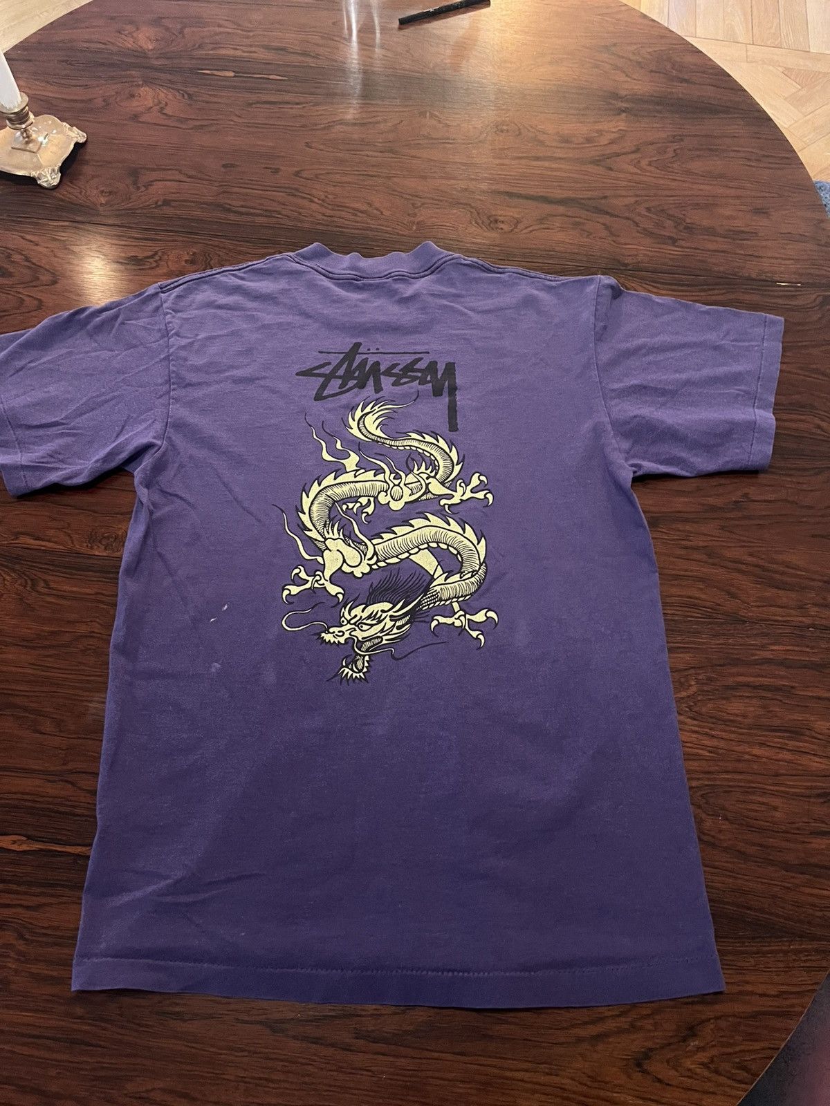 Other Vintage 90s Stüssy Dragon Graphic T-Shirt | Made in USA Size US L / EU 52-54 / 3 - 5 Thumbnail
