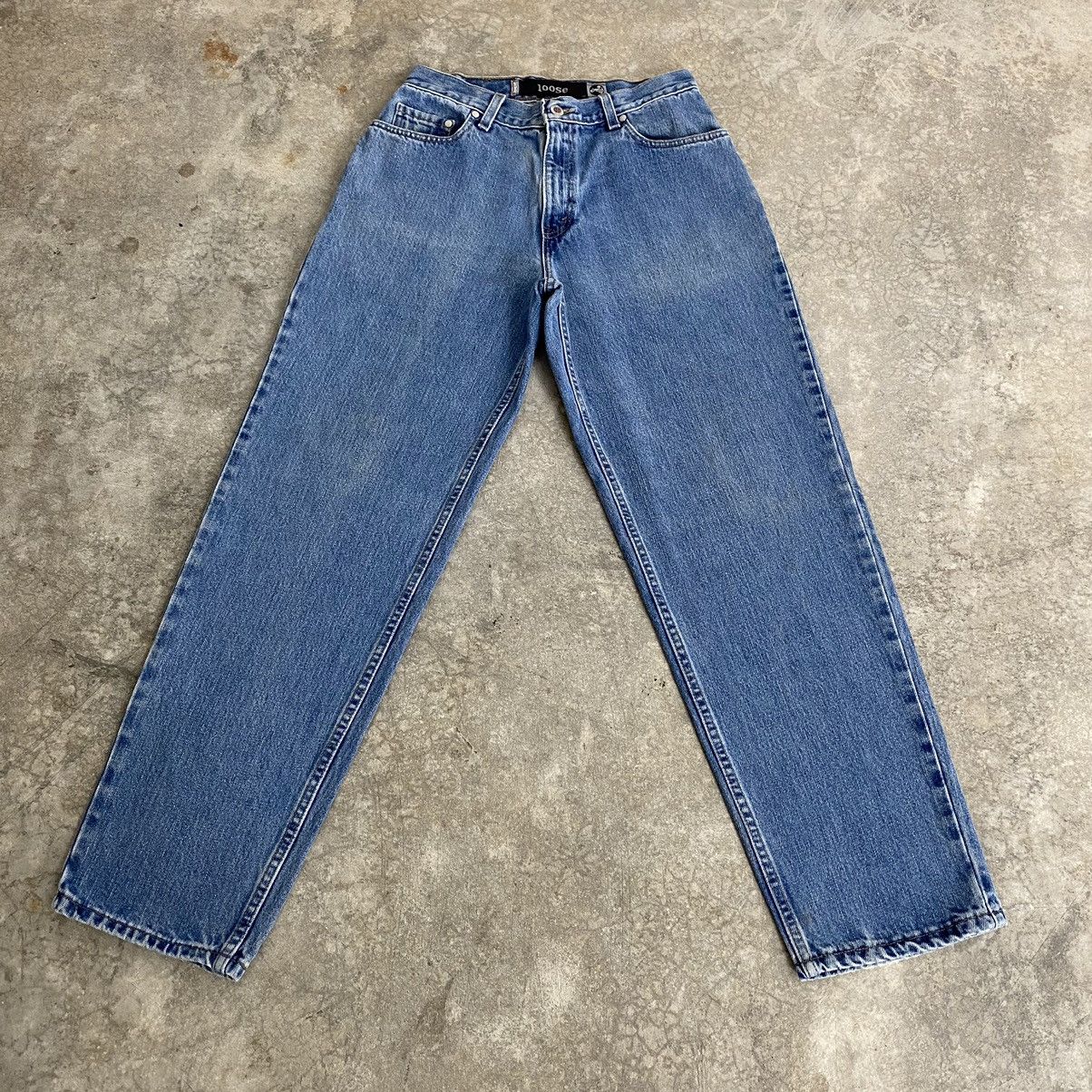 Levi's Vintage 1999 Levis Silvertab Washed Blue Loose Jeans Size US 28 / EU 44 - 1 Thumbnail