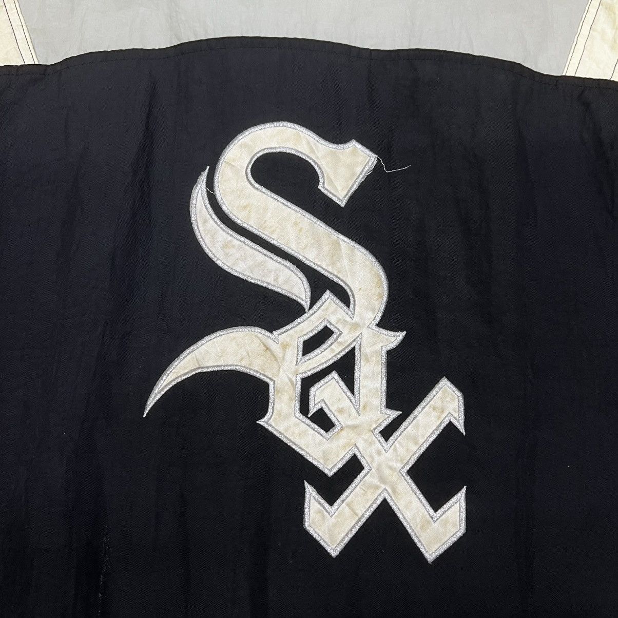 MLB Vintage 90s Chicago White Sox Starter Pullover Jacket Size US L / EU 52-54 / 3 - 15 Thumbnail