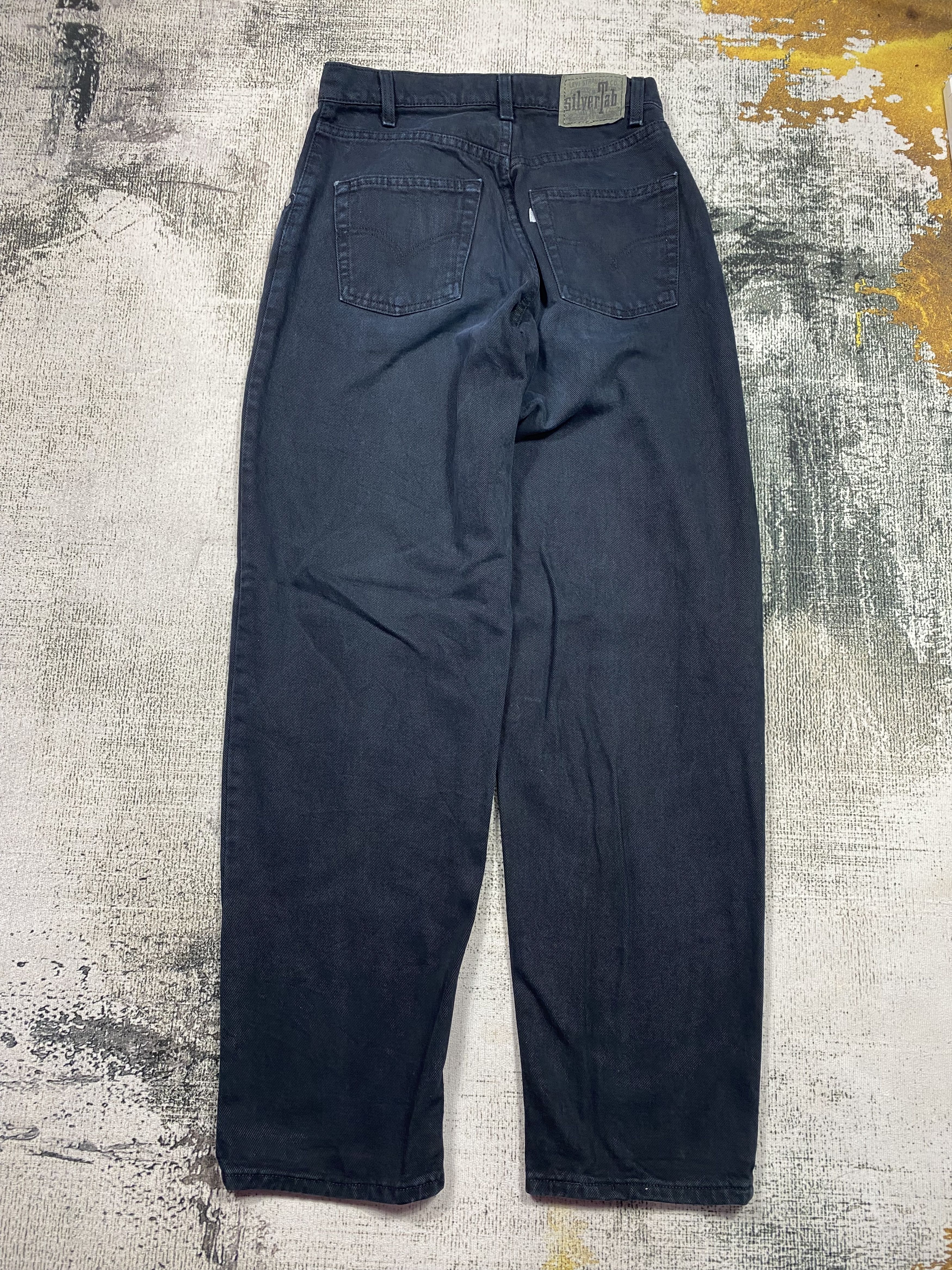 Levi's SICKS💥 Silver Tab Baggy Black Made in USA 90s Jeans Size US 30 / EU 46 - 1 Thumbnail