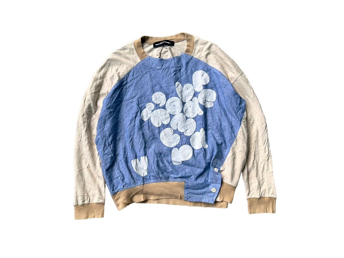 image of Vintage Issey Miyake Mercibeaucoup Sweatshirt in Blue, Men's (Size Large)
