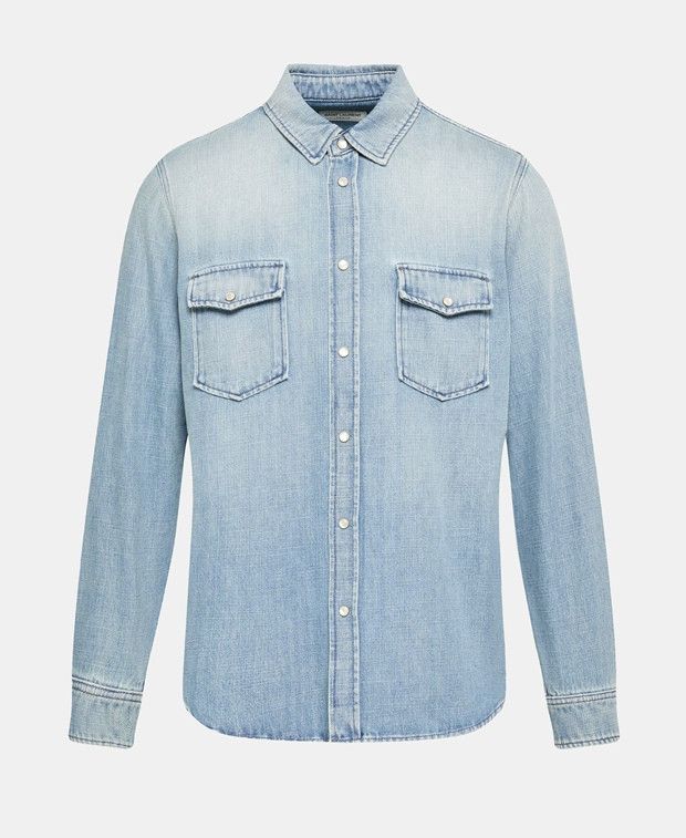Saint Laurent Paris Denim shirt Size US XXL / EU 58 / 5 - 1 Preview