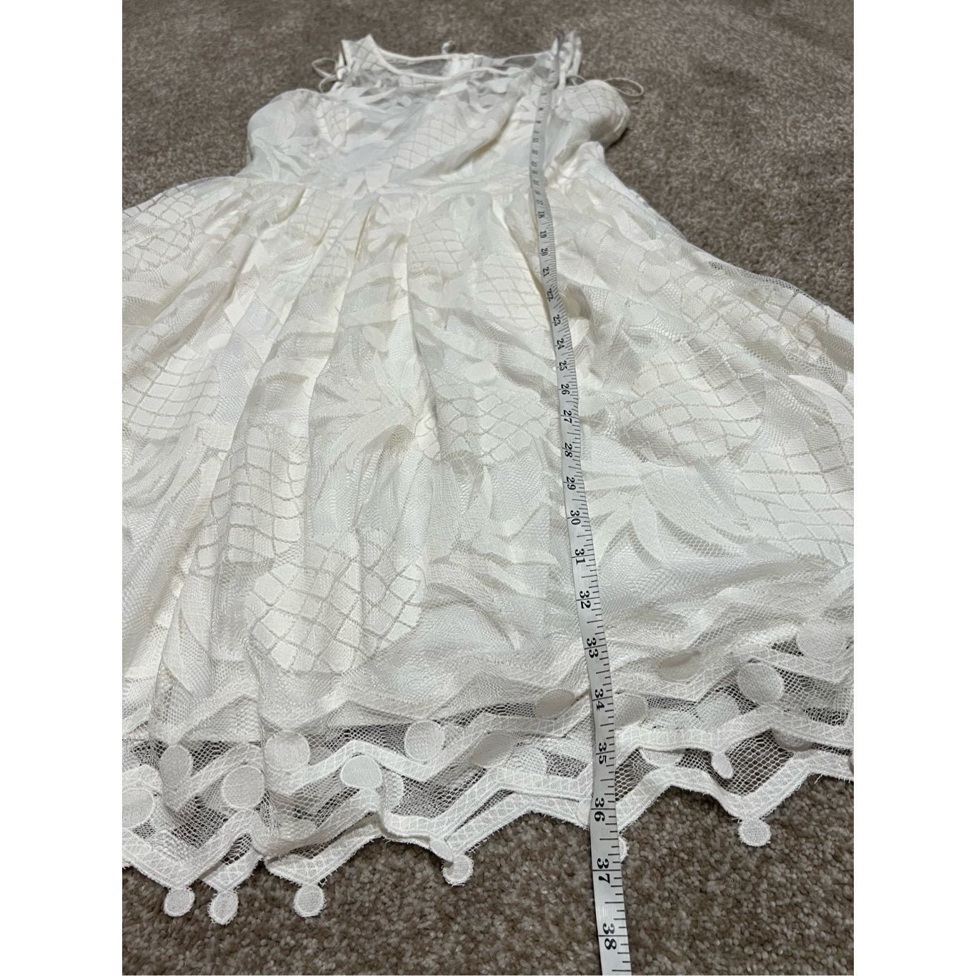 Anthropologie Maeve Anthropologie white dress size 10 Size L / US 10 / IT 46 - 7 Thumbnail