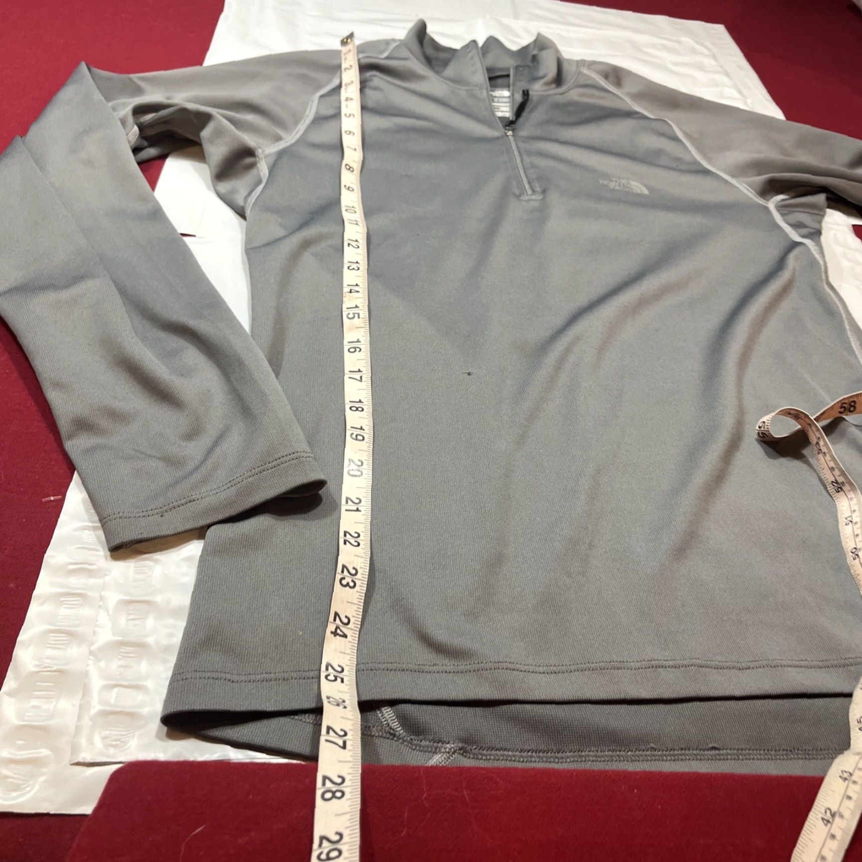 The North Face Gray 1/4 Zip North Face FLIGHT SERIES Polyester Pullover Shirt Men’s M Size US M / EU 48-50 / 2 - 4 Thumbnail