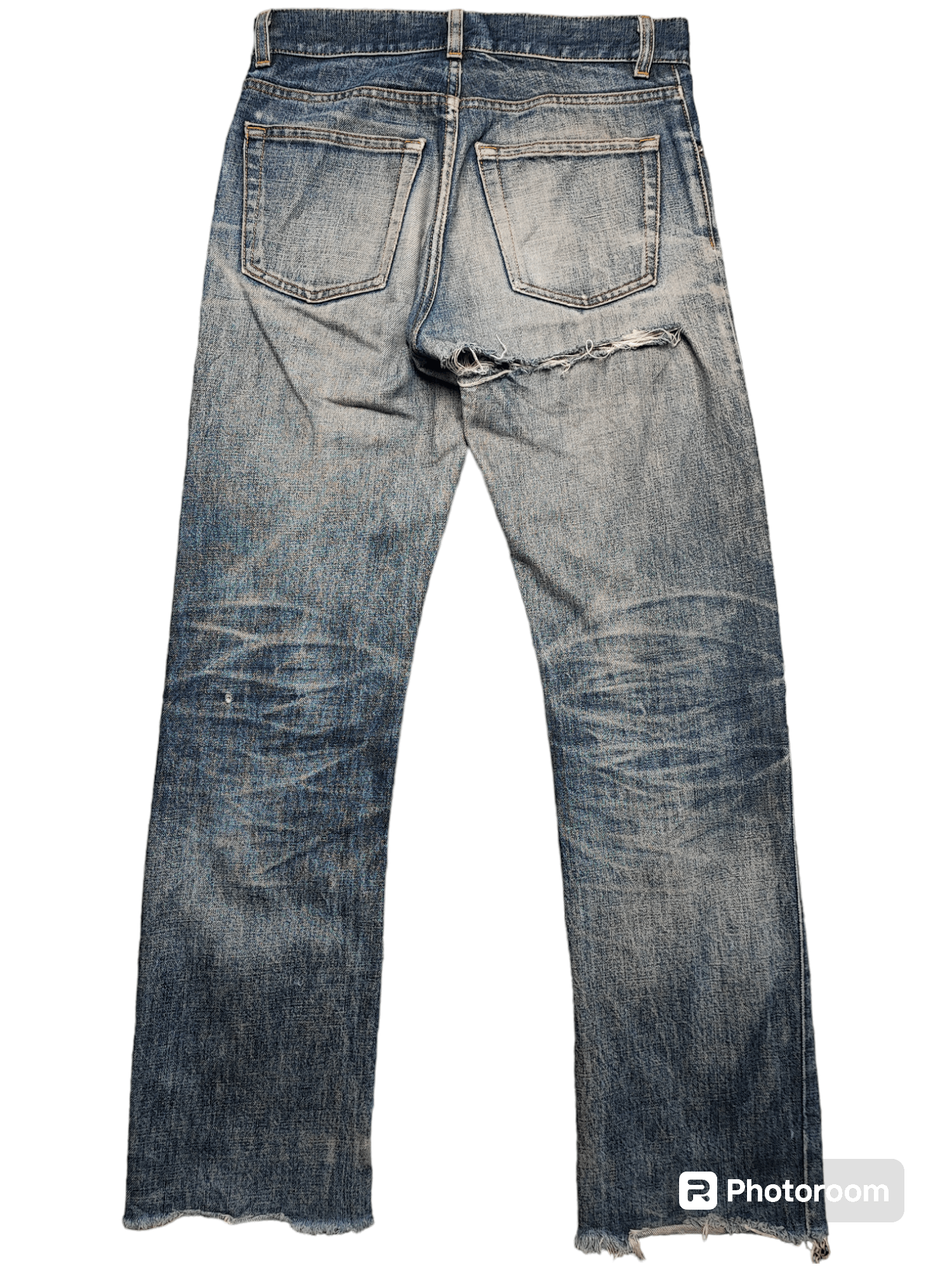 Helmut Lang Boot Cut Flare by Helmut Lang SS2000 Trash Size US 28 / EU 44 - 2 Thumbnail