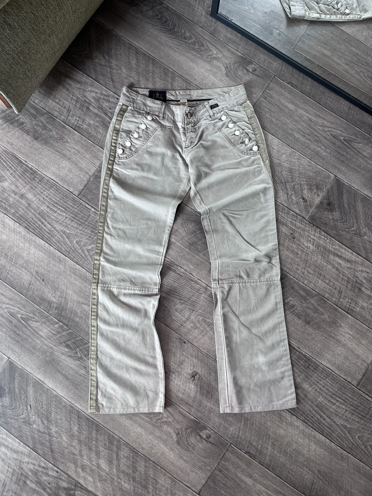 Diesel Y2K Vintage Diesel Aviation Linen Pants Size 28 Size 28" / US 6 / IT 42 - 1 Thumbnail