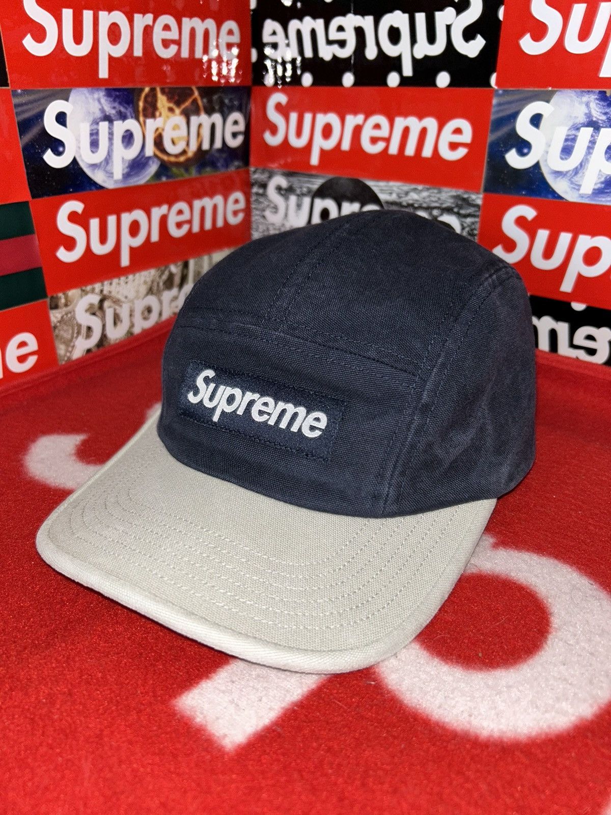 Supreme Supreme Ventile 2-Tone Camp Cap Navy SS25 NEW Size ONE SIZE - 1 Thumbnail