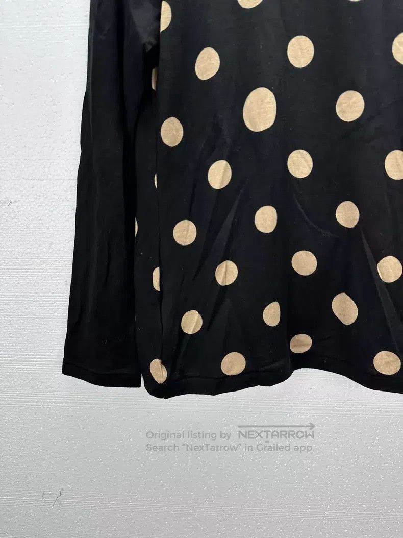 Yohji Yamamoto Yohji Yamamoto Polka Dot Cowl Neck Knit Cardigan Size M / US 6-8 / IT 42-44 - 6 Thumbnail