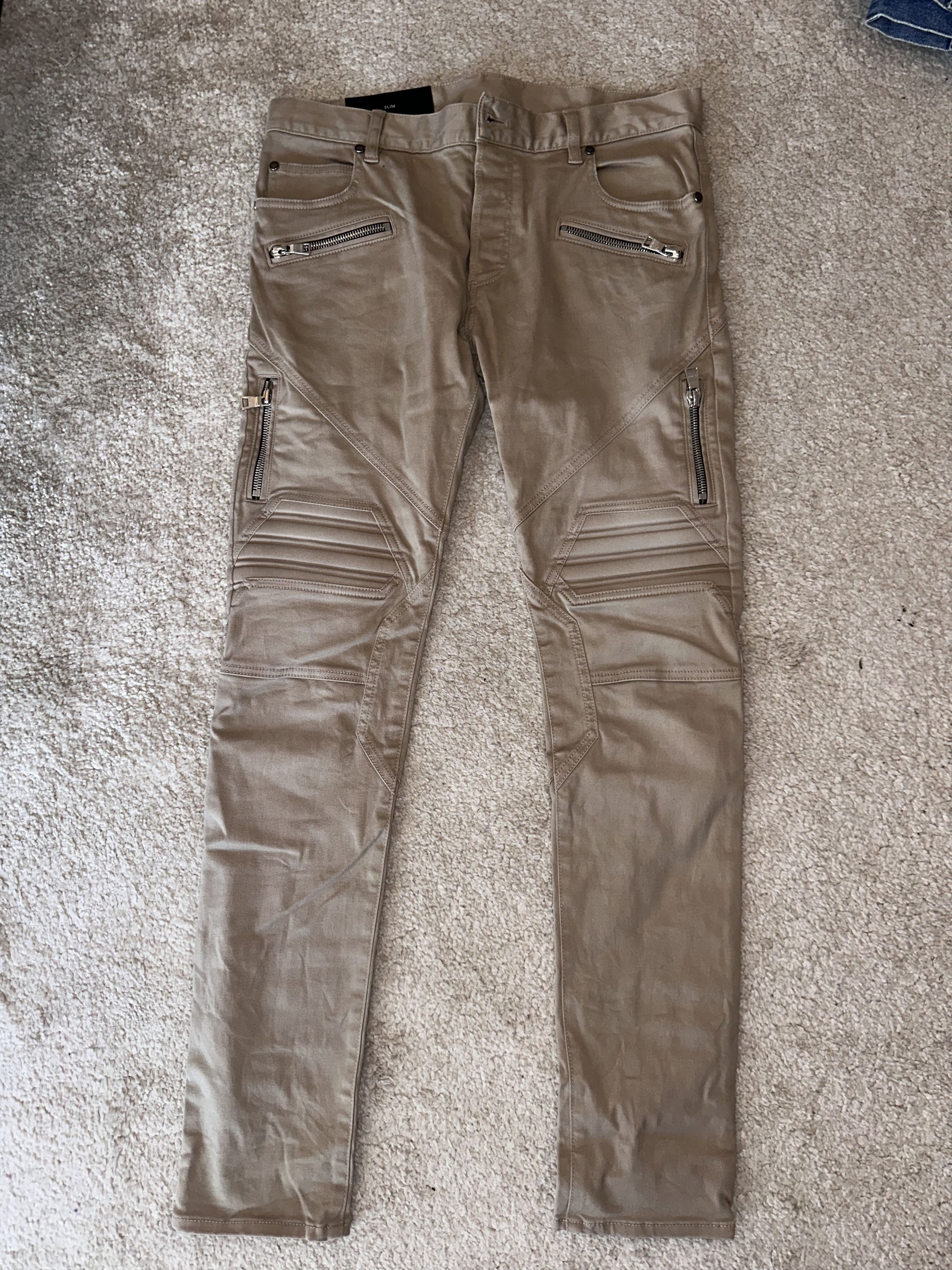 Balmain Biker denim Balmain Size US 34 / EU 50 - 1 Thumbnail