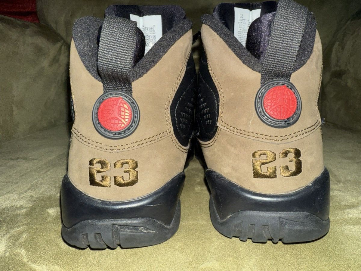 Jordan Brand Nike Air Jordan 9 “Olive” VGC, size 6m/7.5w shoes boots Size US 6 / EU 39 - 11 Thumbnail