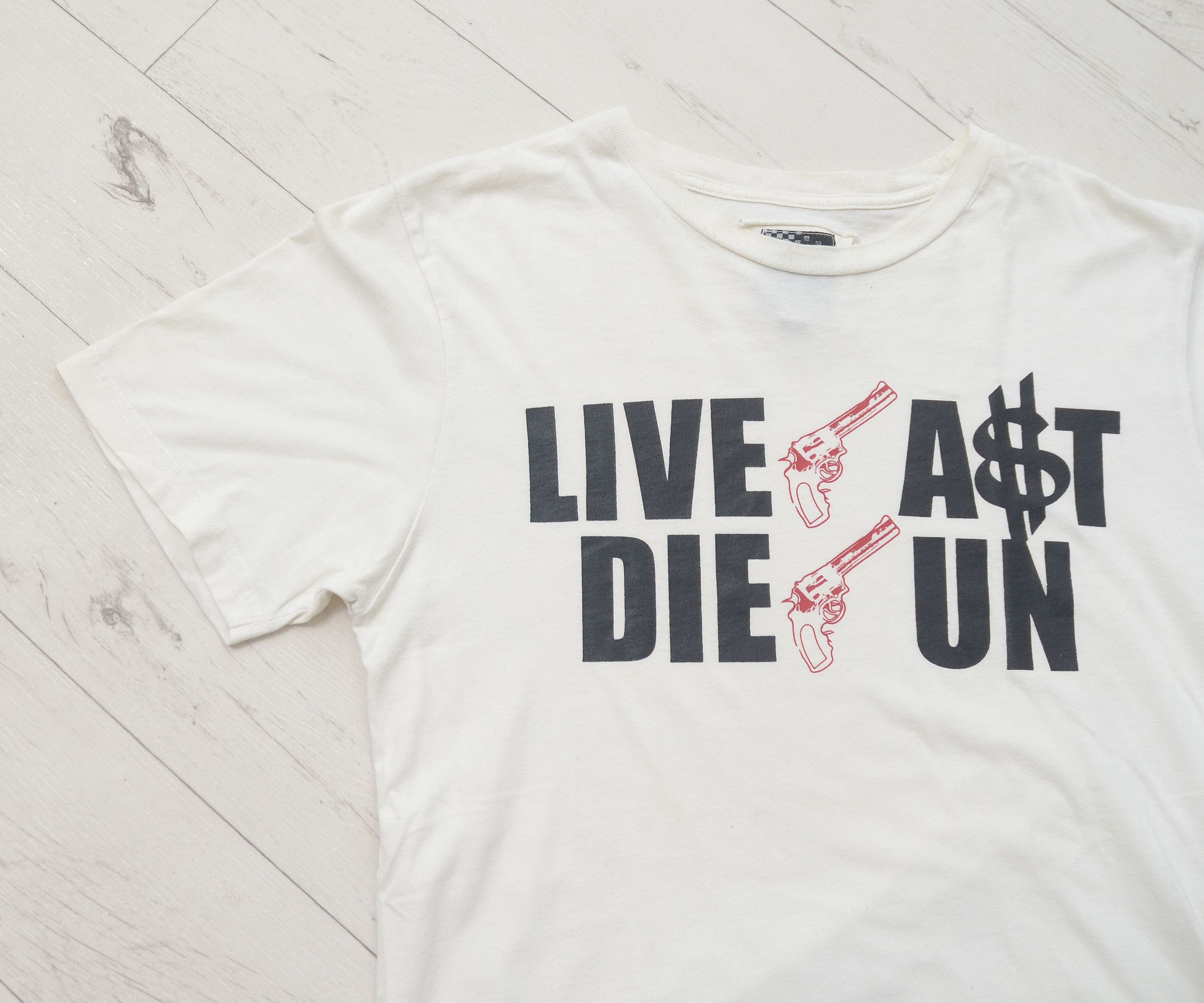 Rap Tees × Vintage Revolver Arm Print Vintage T-shirt Jam52 Y2K Tee Rap Size US L / EU 52-54 / 3 - 3 Thumbnail