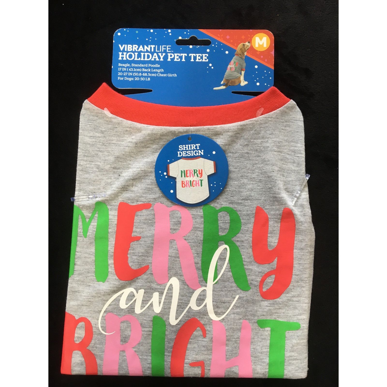 Other Vibrant Life Holiday Pet T Size Medium For Dogs 20 to 50 LBS Size ONE SIZE - 5 Thumbnail