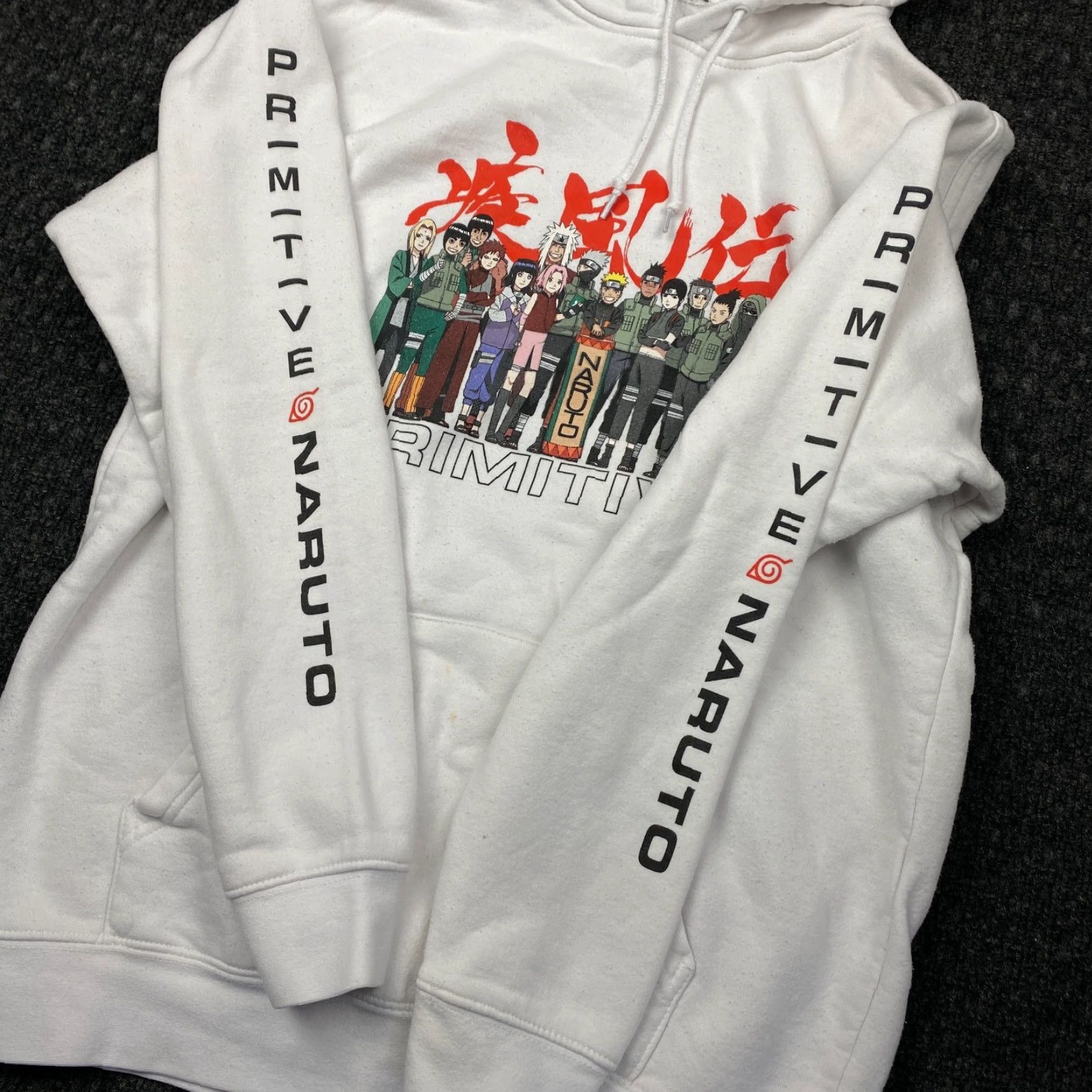 Primitive **Primitive Apparel Naruto Hoodie White Medium Skateboarding** User: **Primitive Apparel Naruto Hoodie White Medium Skateboarding** Size US M / EU 48-50 / 2 - 3 Thumbnail