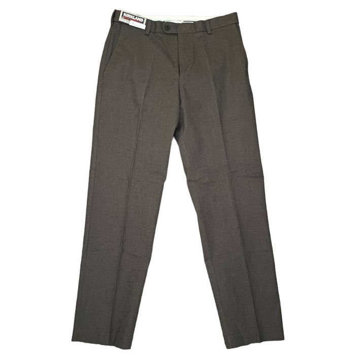 Kirkland Signature Kirkland Signature Brown Non Iron Slacks Pants Size ...