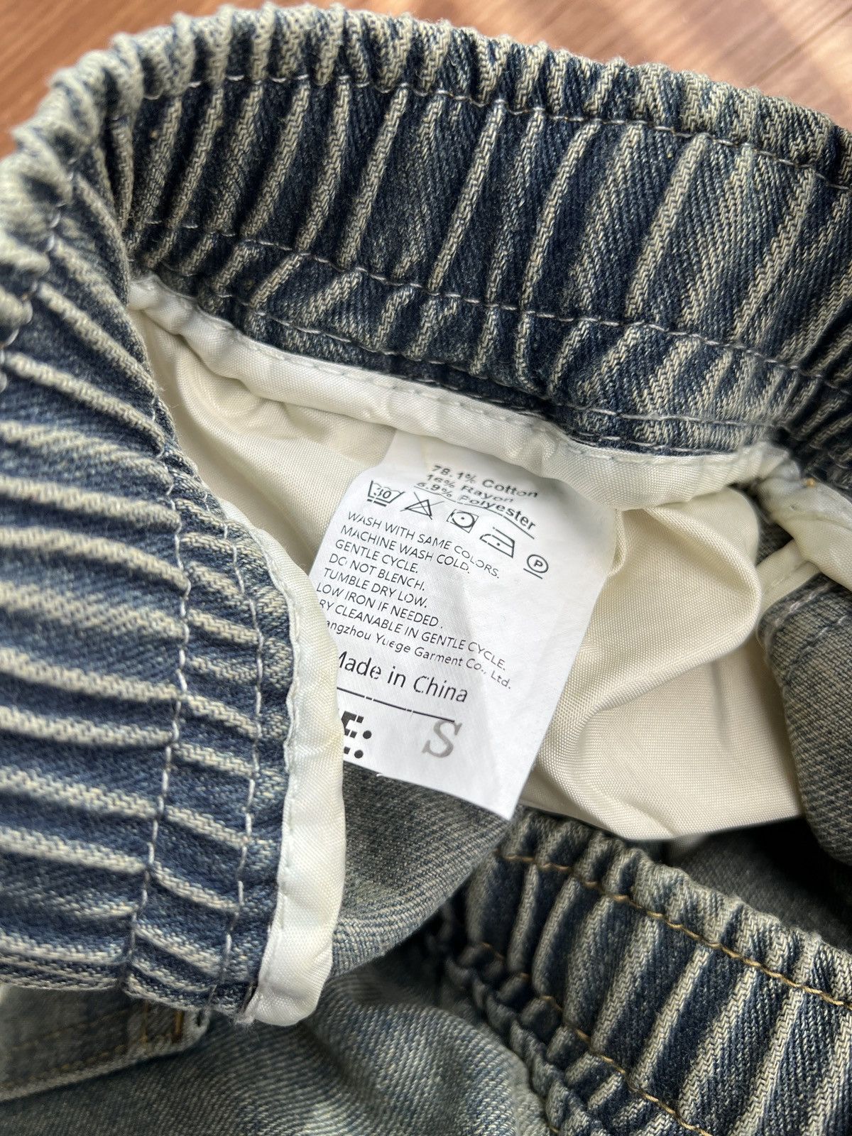 Japanese Brand × Vintage Adjustable Drawstring STOne Washed Jeans Size US 30 / EU 46 - 4 Thumbnail