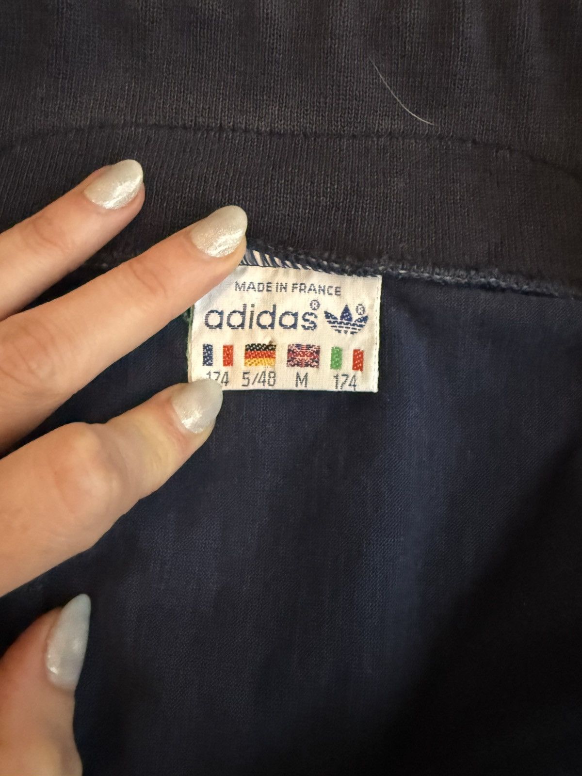 Adidas Vintage Adidas Ventex Track Jacket Made France 55/60 Size US M / EU 48-50 / 2 - 3 Thumbnail