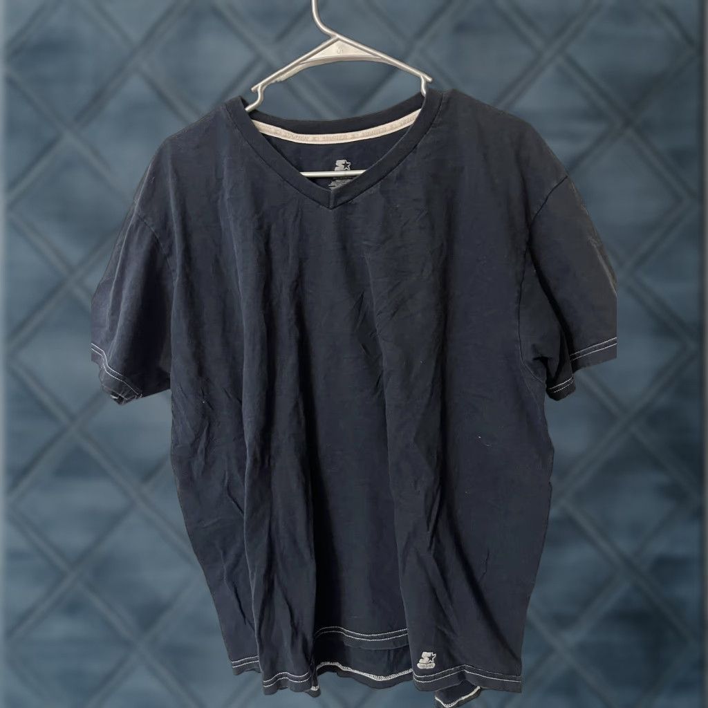 Starter **STATER Mens Blue Cotton T-Shirt - XXL - V-Neck** User: **Starter Mens Blue Cotton T-Shirt - XXL - V-Neck** Size US XXL / EU 58 / 5 - 1 Thumbnail