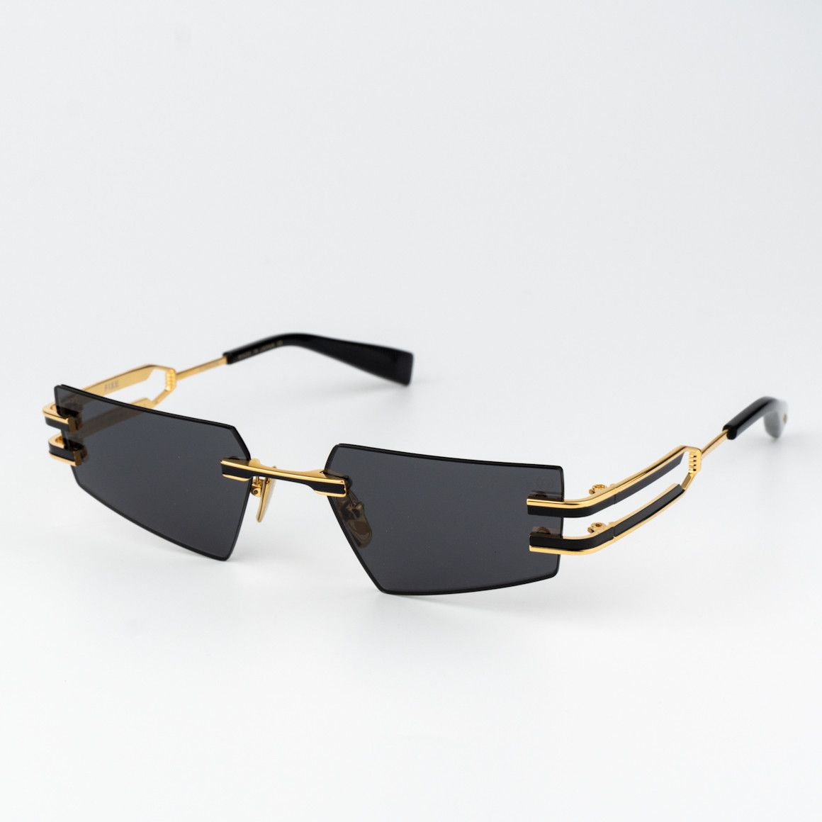 Balmain Balmain Women Sunglasses Gold Black Grey FIXE BPS-123A-54 Size ONE SIZE - 1 Thumbnail
