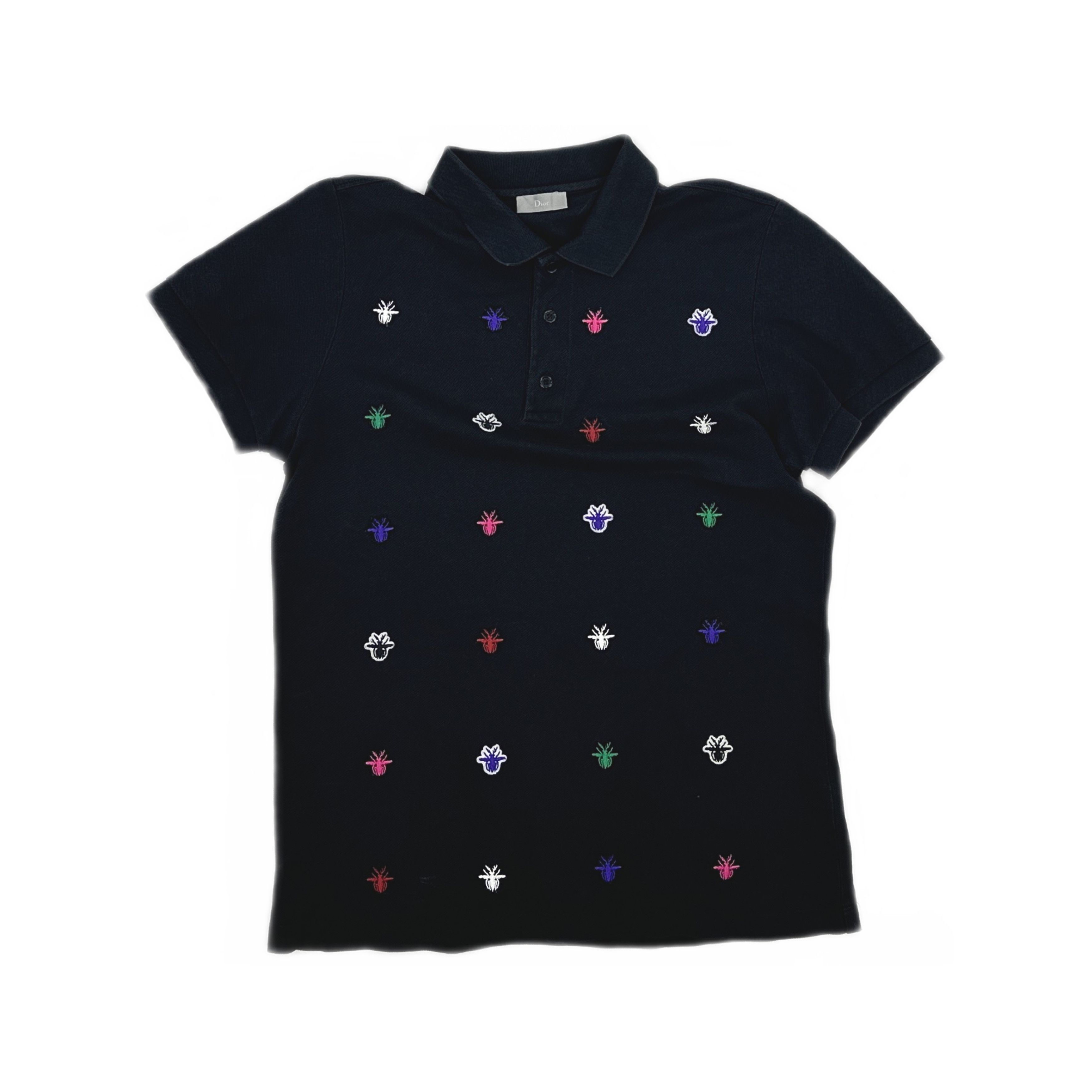 Dior Dior Multi-Bee Embroidery Polo Shirt Size M Size US M / EU 48-50 / 2 - 1 Thumbnail