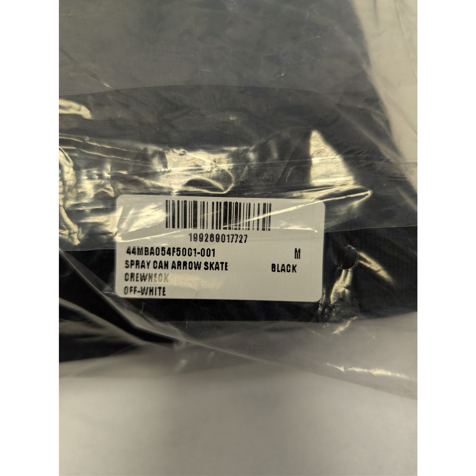 Off-White o1rshd1 Spray Can Arrow Skate Crewneck Sweater in Black Size US M / EU 48-50 / 2 - 22 Thumbnail