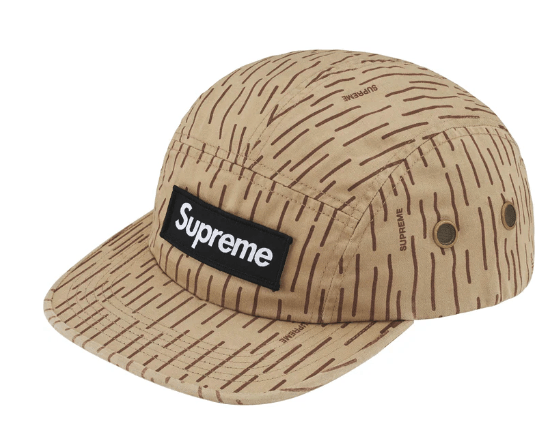 Supreme Military Camp Cap FW24 Tan Raindrop