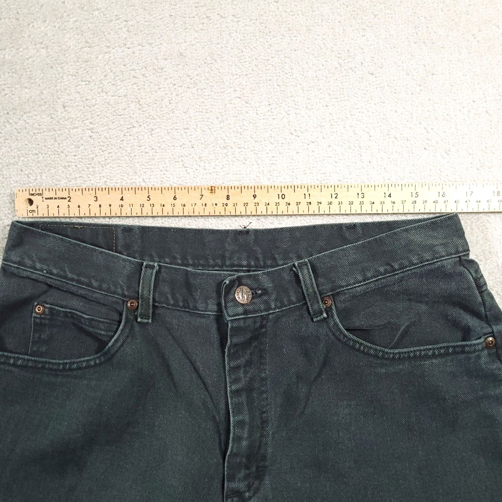 Lee VINTAGE Lee Riders Jeans Women's 36x32 Denim High Rise Green 90s Classic Distressed? Actually Distressed: No Size 25" / US 0 / IT 36 - 4 Thumbnail