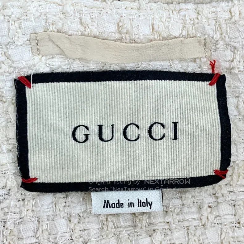 Gucci Gucci Colour block striped cotton V-neck single-breasted l Size XS / US 0-2 / IT 36-38 - 5 Thumbnail