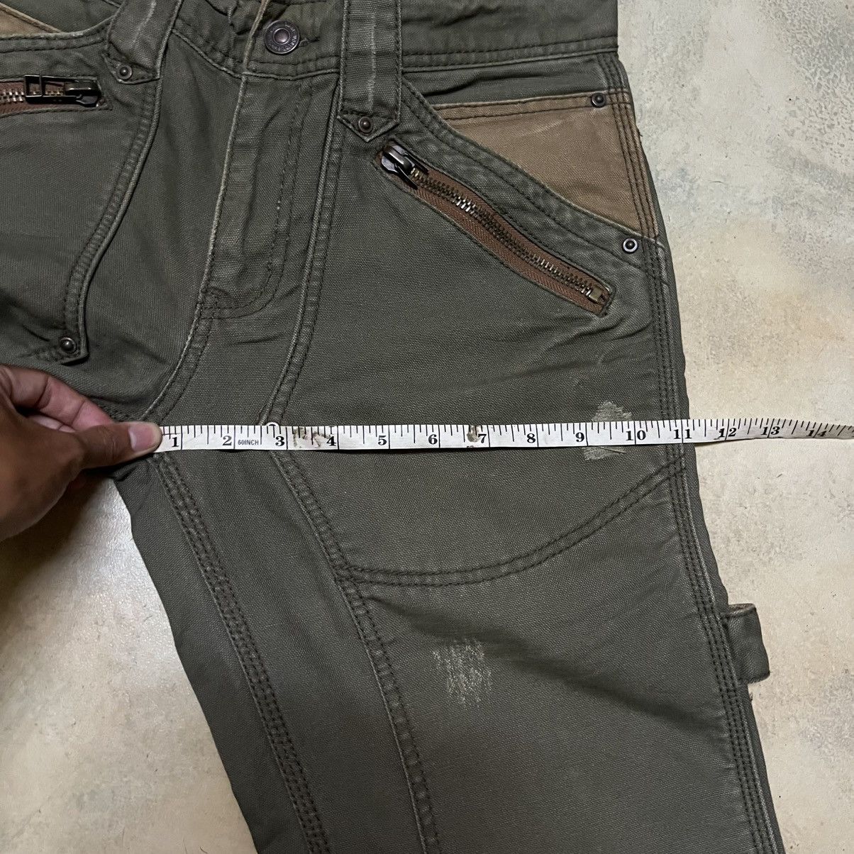 Japanese Brand Japanese Brand Cargo Pants Double Knee Size US 31 - 12 Thumbnail